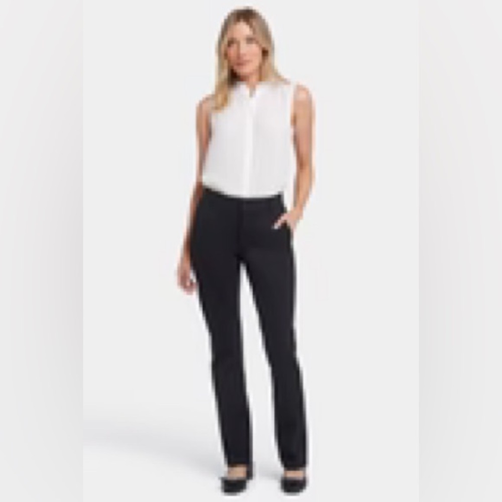 NYDJ Black Hardly Worn Nip and Tuck Dress Trousers Size 4. Just purchased.